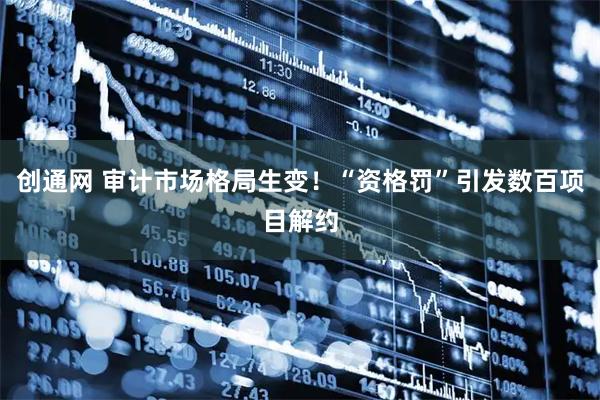 创通网 审计市场格局生变！“资格罚”引发数百项目解约